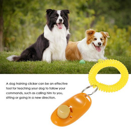 Produktbild von 7er-Pack Hundetraining Clicker mit Handschlaufe bunt