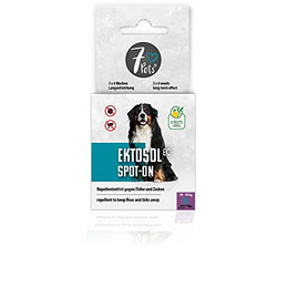 Produktbild von 7Pets Zeckenschutzmittel Ektosol EC Spot-On für Hunde L - 3 x 3,2 ml