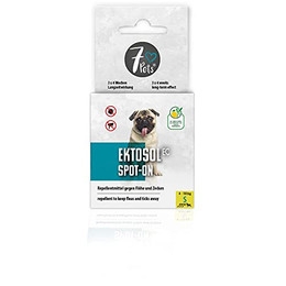 Produktbild von 7Pets Zeckenschutzmittel Ektosol EC Spot-On für Hunde S - 3 x 1,2 ml