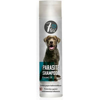 Produktbild von 7Pets Parasite Shampoo für Hunde gegen Zecken Flöhe Milben und Läuse 250 ml vegan und ohne Farb- und Aromastoffe - 250 ml