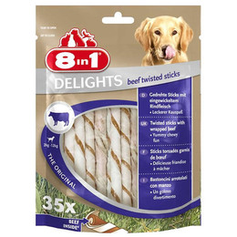 Produktbild von 8in1 Delights Beef Twisted Sticks