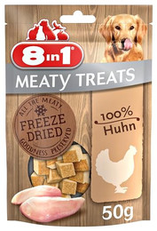 Produktbild von 8in1 Meaty Treats gefriergetrocknete Hundesnacks aus Huhn - 50 g