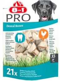 Produktbild von 8in1 Pro Dental Kauknochen XS für kleine Hunde - 21 x 252 g