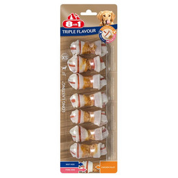 Produktbild von 8in1 Triple Flavour Knochen XS - 7 x 98 g