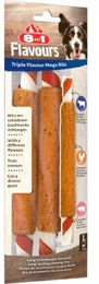 8in1 Triple Flavour Mega Ribs große Kaustangen für Hunde - 140 g – Bild 1 von 10