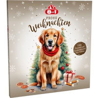 Produktbild von 8in1 Adventskalender für Hunde mit Huhn und Kabeljau 140 g ohne Zucker und Zusatzstoffe