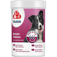 Produktbild von 8in1 Bierhefe Tabletten Haut und Fell Supplement mit Vitaminen und Mineralstoffen