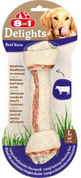 8in1 Delights Beef Kauknochen Rind für große Hunde Sensitive Monoprotein - 85 g – Bild 1 von 10