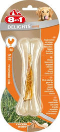 8in1 Delights Dental Strong Kauknochen Huhn und Rind für erwachsene Hunde Größe M glutenfrei – Bild 1 von 5