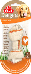 8in1 Delights Kauknochen Chicken Hähnchen und Rind in Rinderhaut für kleine Hunde S 1 Stück - 60 g – Bild 1 von 3