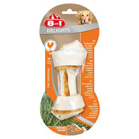 Produktbild von 8in1 Delights Kauknochen Hähnchen und Rind für Hunde Größe M glutenfrei - 65 g