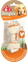 Produktbild von 8in1 Delights Kauknochen Hähnchenfleisch ohne Farb- und Aromastoffe 210g - 6 x 1 Stk.