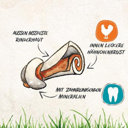 8in1 Delights Pro Dental Kauknochen Huhn XS Zahnpflege-Snack für Mini Hunde ohne Farb- und Aromastoffe 21 Stück - 21 x 252 g – Bild 1 von 8