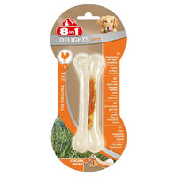 Produktbild von 8in1 Dental Delights Strong Kauknochen Huhn und Rind für kleine Hunde Adult 80g