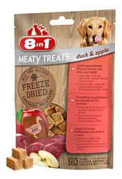 8in1 Meaty Treats Gefriergetrocknete Hundeleckerlis Ente 50 g - 50 g – Bild 1 von 11