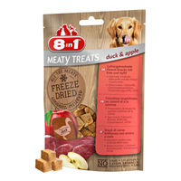 Produktbild von 8in1 Meaty Treats Gefriergetrocknete Hundeleckerlis Ente 50 g - 50 g