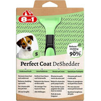 Produktbild von 8in1 Perfect Coat DeShedder Hundebürste für alle Felltypen in Grün Größe S - 1 Stk.