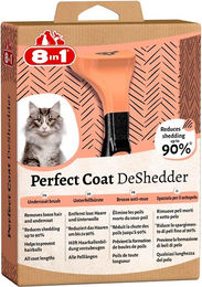 8in1 Perfect Coat DeShedder Unterfellbürste für Katzen in Orange aus Kunststoff – Bild 1 von 8