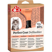 Produktbild von 8in1 Perfect Coat DeShedder Unterfellbürste für Katzen in Orange aus Kunststoff