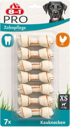 8in1 Pro Dental Knochen XS Zahnpflege-Snack für Hunde mit Huhn und Rind ohne Farb- und Aromastoffe – Bild 1 von 3
