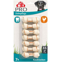 Produktbild von 8in1 Pro Dental Knochen XS Zahnpflege-Snack für Hunde mit Huhn und Rind ohne Farb- und Aromastoffe