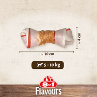 Produktbild von 8in1 Triple Flavour Kauknochen für Hunde kleiner Rassen mit Hähnchen, Schwein und Rind - 35 g