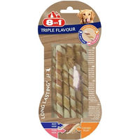 Produktbild von 8in1 Triple Flavour Twists Kaustangen für Hunde mit Huhn, Rind und Schwein glutenfrei 113 g
