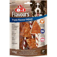 Produktbild von 8in1 Triple Flavour Wings Kausnack mit hohem Fleischanteil 6 Stück