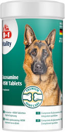 Produktbild von 8in1 Vitality Glucosamin + MSM-Tabletten zur Gelenkunterstützung für Senioren 55 Stück