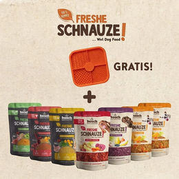 8x Freshe Schnauze Topping inklusive Schleckmatte für Hunde – Bild 1 von 1