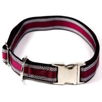 Produktbild von A. Hoffmann GmbH Hundehalsband Alu-Max Soft Nylon Lila Wasserabweisend 55-90cm