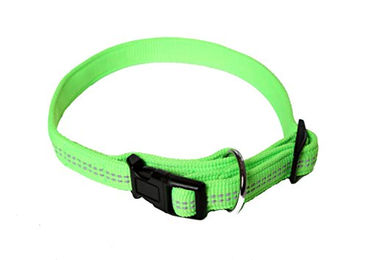 A. Hoffmann GmbH Hundehalsband aus Nylon in Grün, wasserabweisend und reflektierend, 45-70cm x 25mm – Bild 1 von 2