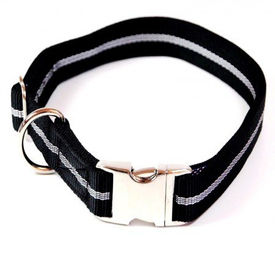 A. Hoffmann GmbH Hundehalsband aus wasserabweisendem Nylon in Schwarz – Bild 1 von 1