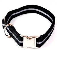 Produktbild von A. Hoffmann GmbH Hundehalsband aus wasserabweisendem Nylon in Schwarz