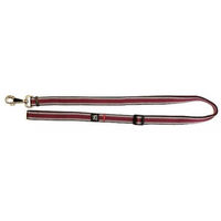 Produktbild von A. Hoffmann GmbH Kombileine aus Nylon für Hunde in Pflaume mit Muster, wasserabweisend, stufenlos verstellbar 100-200cm, 20mm
