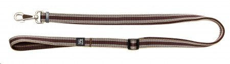 Produktbild von A. Hoffmann GmbH Kombileine Nylon Braun mit Muster stufenlos verstellbar 100-200cm 20mm wasserabweisend