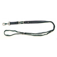 Produktbild von A. Hoffmann GmbH Soft Nylon Führleine Grün mit Muster 3-fach verstellbar 100-210cm 15mm aus Polyamid wasserabweisend