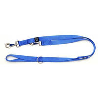 Produktbild von A. Hoffmann GmbH Soft Nylonführleine Uni Blau 3-fach verstellbar 100-210cm 15mm wasserabweisend