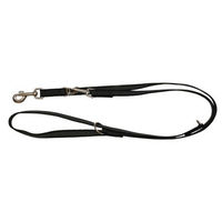 Produktbild von A. Hoffmann GmbH Soft Nylonleine Anti-Slip gummiert Schwarz 100-210cm 20mm