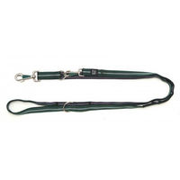 Produktbild von A. Hoffmann GmbH Soft Nylonleine Führleine Grün mit Streifen 3-fach verstellbar 100-210cm 15mm