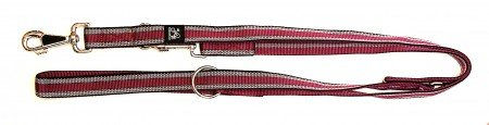Produktbild von A. Hoffmann GmbH Soft Nylonleine Führleine mit Muster Lila Bunt 100-210cm 25mm wasserabweisend