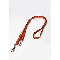 Produktbild von A. Hoffmann GmbH Super Soft Nylon-Führleine für Hunde, reflektierend und gepolstert, 100-210 cm, 15 mm, Cognac
