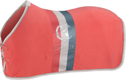 Produktbild von Abschwitzdecke Fleece Stripe CS - coral blossom, XXL