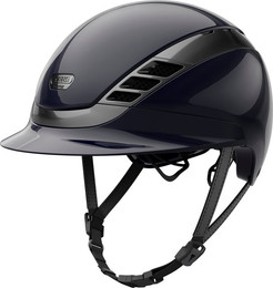 Produktbild von ABUS Pikeur Reithelm AirLuxe CHROME shiny midnight blue S