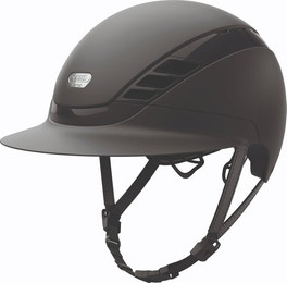 Produktbild von ABUS Pikeur Reithelm AirLuxe Pure Long Visor, schwarz - L