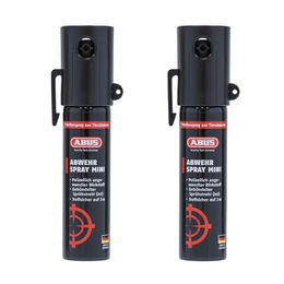 Produktbild von ABUS Tierabwehrspray ABUS Abwehrspray SDS80 Mini zur Selbstverteidigung bei Tierangriffen, 2-St.