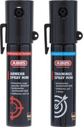 Produktbild von ABUS Tierabwehrspray ABUS SDS80 Mini Abwehrspray, hochwirksames Pfefferspray, verschd. Sets