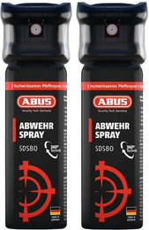 Produktbild von ABUS Tierabwehrspray Abwehrspray SDS80 - 360°- Sprüh-Technologie - 5M Reichweite