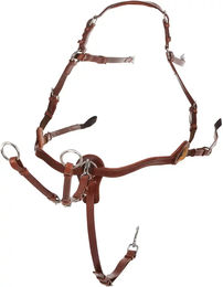 Produktbild von Acavallo 5-Punkt Vorderzeug aus Kalbsleder anatomisch