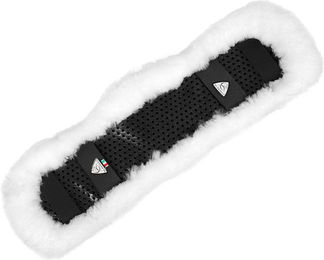 Produktbild von Acavallo anatomisch geformter Classic Gel KurzgurtSchoner mit Schaffell